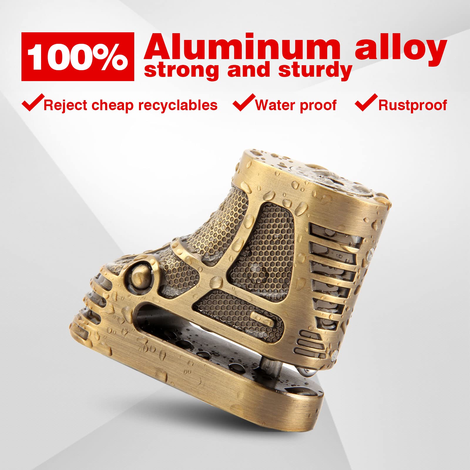 Motorcycle Lock, Motorcycle Locks Anti-Theft Waterproof Disc Brake Lock for Motorcycles Wheel Lock Scooter Dirt Bike with Reminder Cable Box