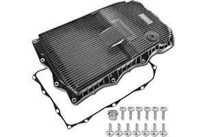 HYR 265-850 Transmission Oil Pan with Bolts Fit for Ram 1500 2500 3500 & Jeep Grand Cherokee & Chrysler 300, Charger, Challenger, Durango, 8-Speed Automatic Transmission Pan with Gasket & Drain Plug