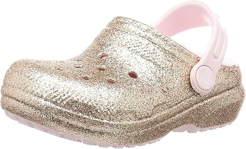 womens glitter lined crocs