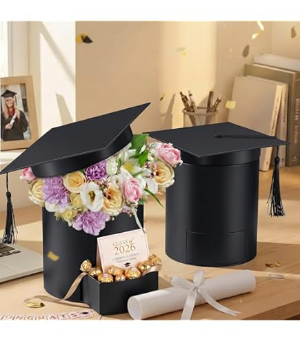 Amazon.com: Personalized Graduation Party Card Box, Custom Congrats Grad  Cap Shaped Card Holder Box for Graduation Party Decoration Supplies Grad  Gift : Health & Household