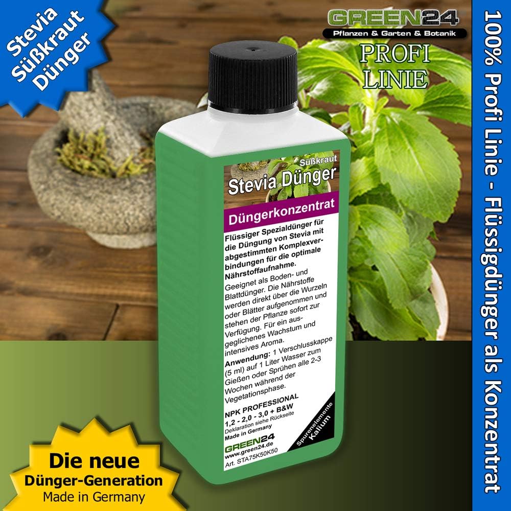 GREEN24 Stevia abono Rodnik Dulce, Miel Rodnik equilibrante ...