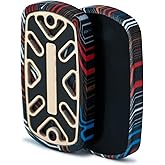 DjuiinoStar Silent Fidget Slider (Glass Fiber), CNC Machined Push Slider, Big&Lightweight, Easy to Play Tricks, Addictive Fidget Toy, Help to Relieve Stress, Best Gift for Fidget Fans DFS-29