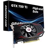 GPVHOSO GTX 750Ti Graphics Card, 2GB GDDR5 128bit Direct X12 640SP Gaming Video Card, PCI Express 3.0x16 Interface, HDMI, DVI