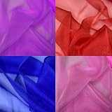 Dimoxii 20 Pcs Dance Sensory Scarves 60x60 cm 20 Cols Rainbow Silk Scarves view 8
