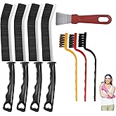 WDRIGE 8Pcs Crevice Cleaning Brushes for Household Use, Grout Cleaner Brush, Hard Bristle Gap Cleaning Tool, Suitable for Kit