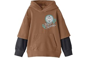 Bioworld Five Nights at Freddy's Freddy Fazbear Graffiti Style Kids Layered Tee Black Hoodie