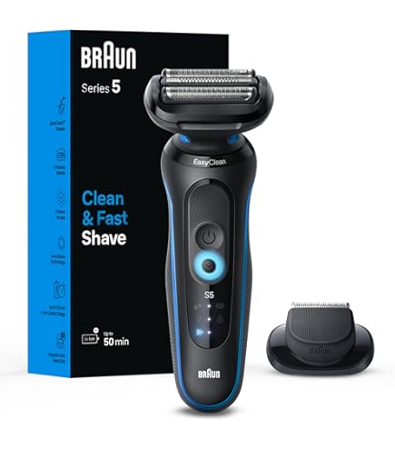 Amazon.com: Braun Electric Shaver for Men, Series 5 5120s, Wet
