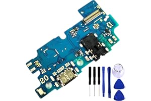 Bestdealing Galaxy A20 USB Charging Port Flex Cable Replacement for Samsung A20 2019 A205/DS A205F A205FD A205A Type C Charger Dock Board SM-A205F Port Flex Cable Connector Repair Part with Tools…