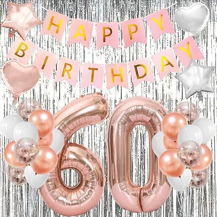 globos numero 50 de oro rosa banner de