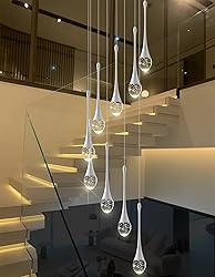ykolupty 9-Lights H100'' Modern Chandelier 9-Lights
