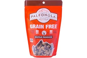 Paleonola – Grain Free Granola Maple Pancake Flavor – Non-GMO, Grain, Soy, Gluten, Dairy Free – Low Carb Protein Snack For A Healthy Breakfast