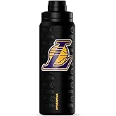 Hydrapeak x NBA Officially Licensed Los Angeles Lakers 26 oz Active Water Bottle with Chug Lid and Handle Reusable Stainless Steel Double Wall Insulated Sports Gift