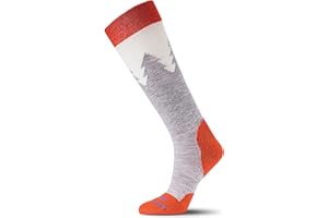 FITS Sierra Light Merino Wool Ski Socks For Men and Women, Over-the-Calf, Breathable, Lightweight, Whole Foot Comfort