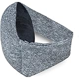 Neck Support Scarf Voyage Pillow For Airplane Eye Mask Compact Versatile Tri Troll Side Sleeper Washable Travel Pillows for Airplanes Best Naps Rest Camping Trains Memory Microbead Foam Comfort Camps