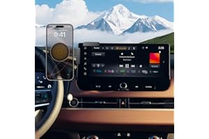360° Adjustable Magnetic Mitsubishi Outlander Phone Mount 12.3 Inch Screen Clip Phone Holder Mitsubishi Outlander 2025 2026 M