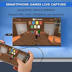4K HDMI Video Capture Card, Cam Link Card Game