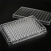 96 Well Culture Plate - Culture Plate 96 Well - with Lid, Flat Bottom, Individual Pack (Pack of 10)