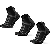 DANISH ENDURANCE Ultra-Comfort Quarter Running Socks, Performance Socks, Men & Women - 3 or 5 Pack