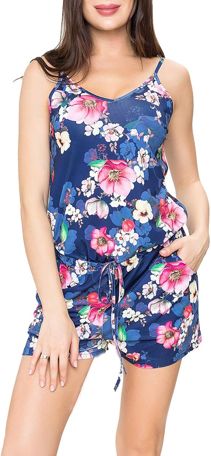 Dreamskull Women Summer Casual Spaghetti Strap Adjustable