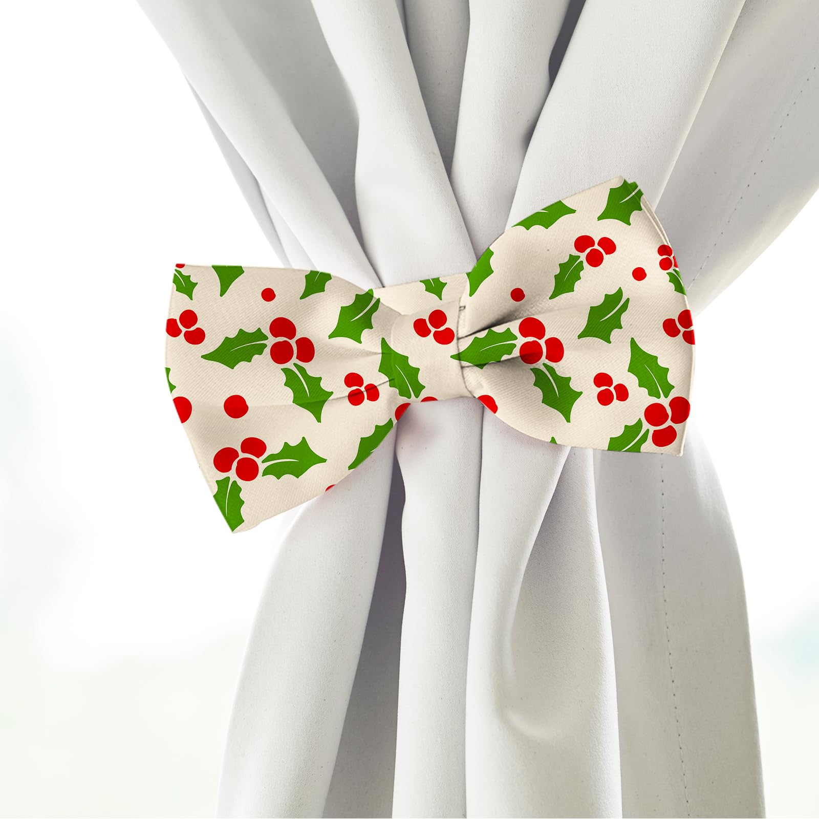 Whaline 12Pcs Cotton Fabric Bundles Xmas Tree Snowflake Dot Stripe Printed Fat Quarters Holiday Sewing Fabrics for Christmas DIY Handmade Crafting, 18 x 22 Inch