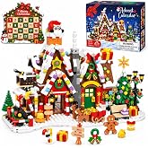 POPDOLL Christmas Advent Calendar 2026 Gingerbread House Building Set | 24 Days Countdown Calendar Gingerbread House Building Blocks, Xmas Christmas Holiday Gift for Boys Girls Ages 6+