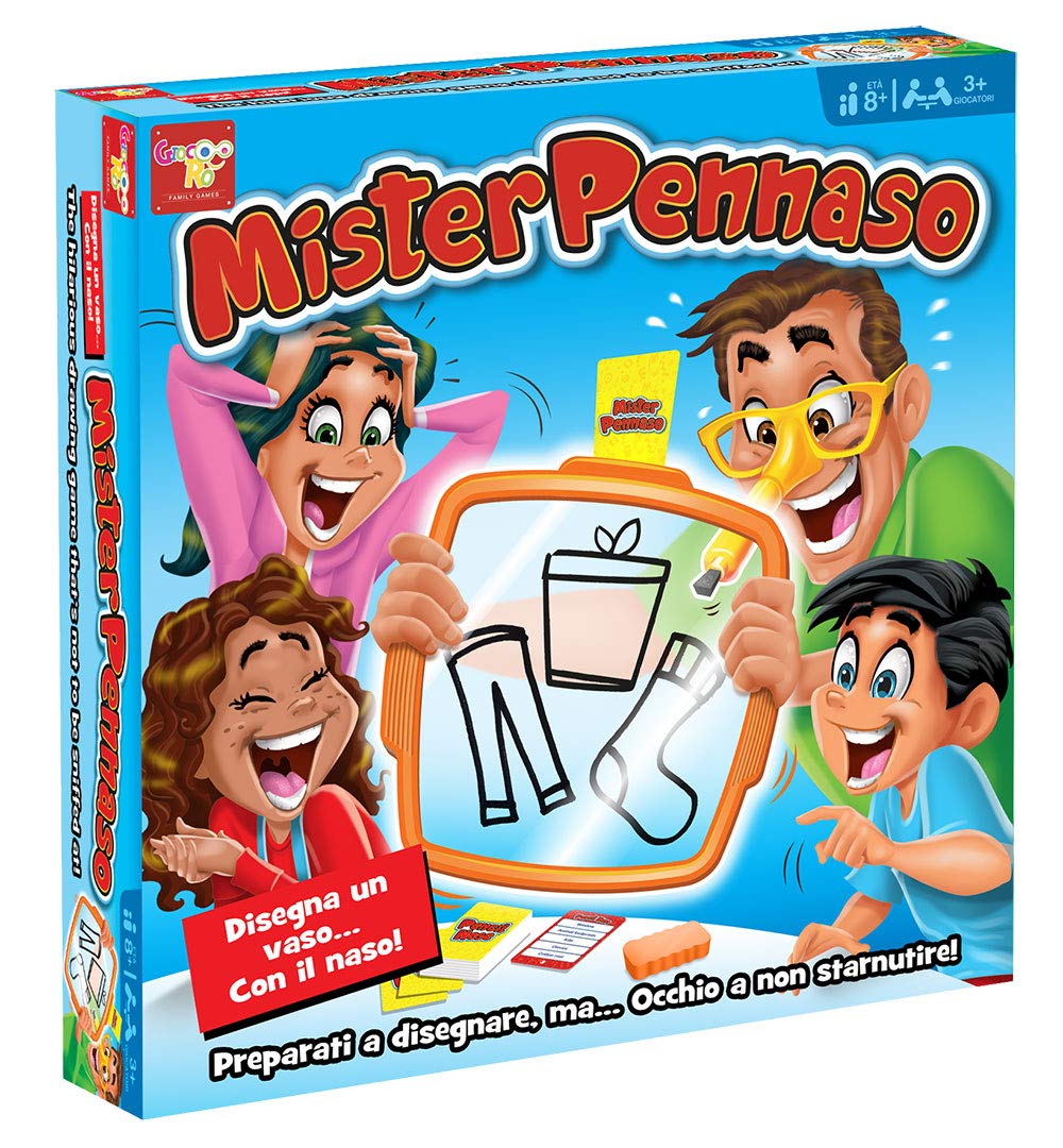 Rocco Giocattoli Mr. Pennaso - Multiplayer Tabletop Game - Italian - 4+ yrs