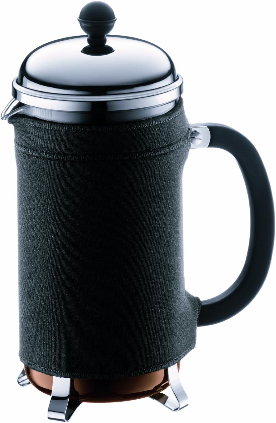 Bodum Nero Thermal Neoprene 8Cup French Press Coffee Coat, Black