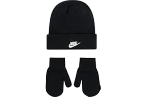 Nike Kids' Club Beanie and Glove/Mitten Set