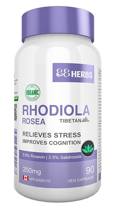 title=Rhodiola Rosea- Biologico- tibetano di altissima qualità- 3,5% Rosavine e 2,5%