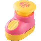 KAI FG5135 Nori Punch, 1 Hole, Pink, ABS Resin Zinc Alloy, Cute Style, Includes Saucer