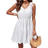 Pinup Fashion Swimsuit Cover Ups - Women Sleeveless Bathing Suit Coverup Swimwear 2025 Eyelet Beach Dress