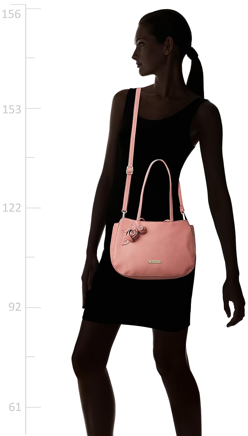 caprese mia women's satchel (blush)