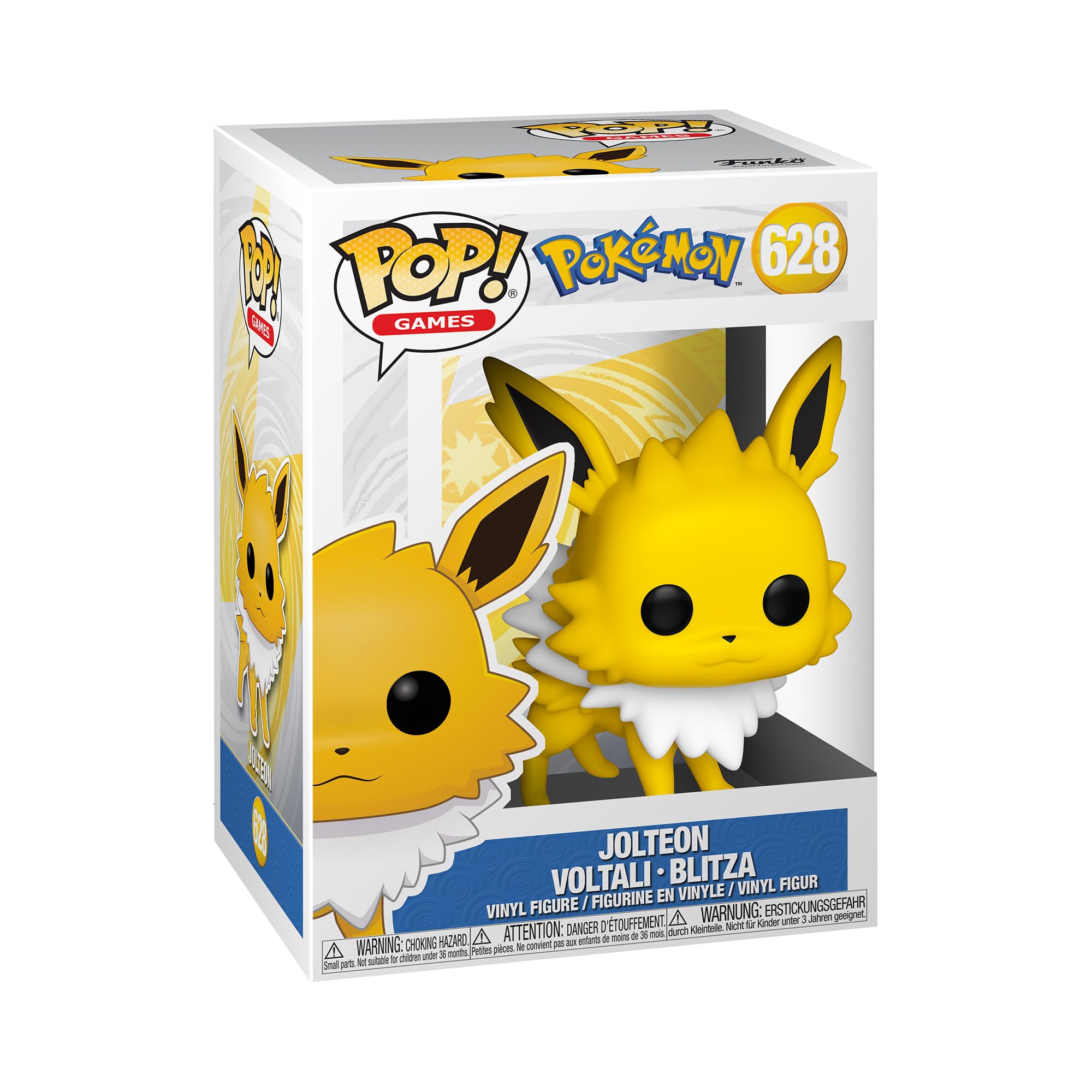 Funko POP! Games: Pokemon - Jolteon - Collectable Vinyl Figure - Gift Idea - Official Merchandise - Toys for Kids & Adults - Video Games Fans - Model Figure for Collectors and Display