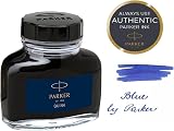 Parker Fountain Pen Ink Bottle Blue QUINK 57 ml view 6