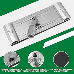Hicarer Pole Sander Head No-flip Pole Sander for