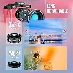 G-Anica 4K Digital Cameras for Photography, 48MP