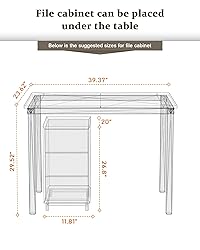 Teraves Computer Desk/Dining Table Office Desk