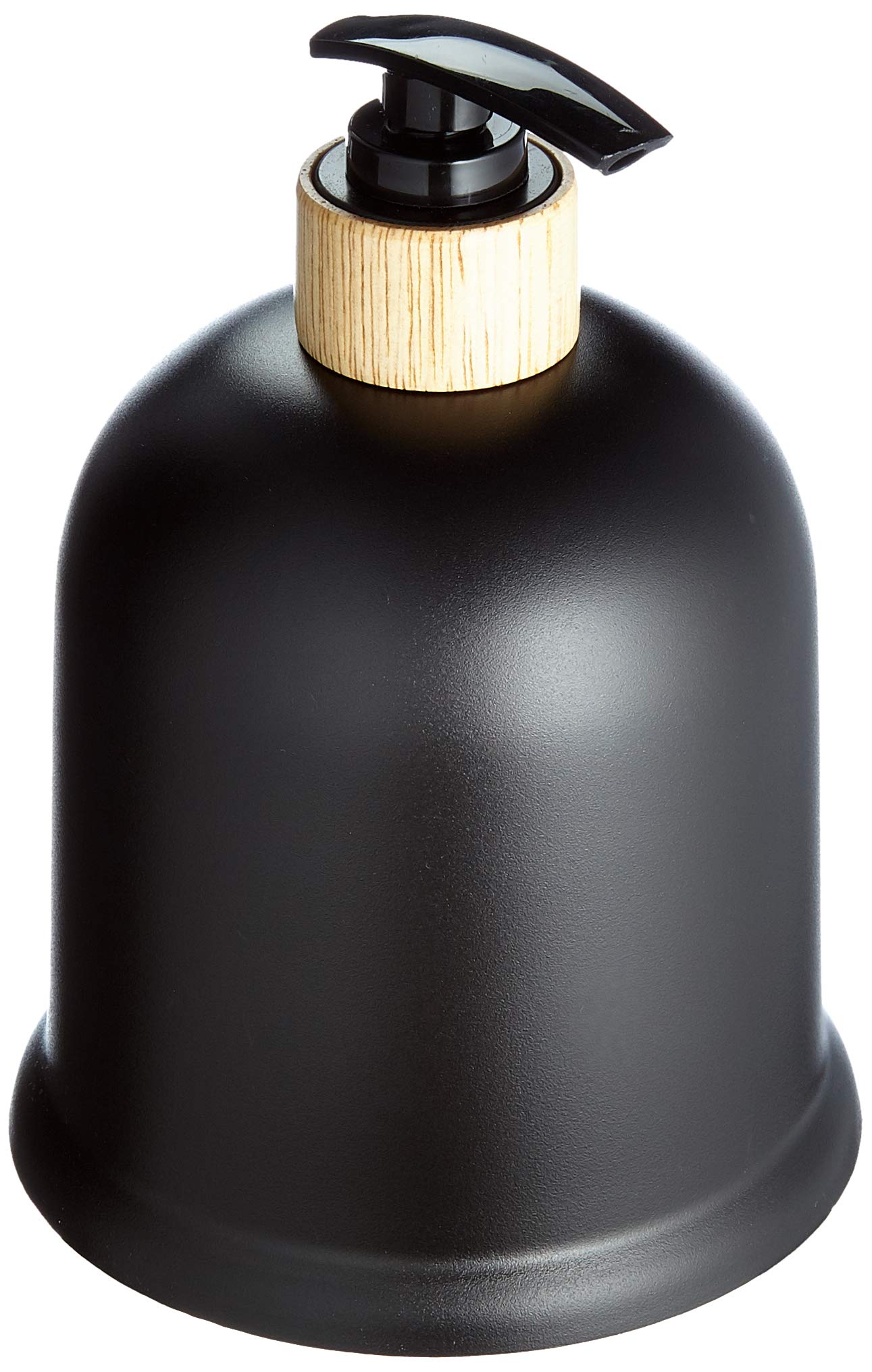 Opportunity 26b1507010070 Ebonite Soap Dispenser Plastic/Wood 10 x 10 x 16 cm Black