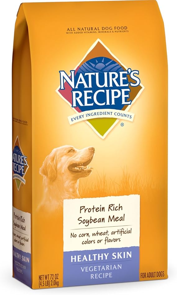 Nature's Recipe Healthy Skin Vegetarian Recipe Dry Dog Food