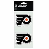 NHL Philadelphia Flyers 2-Piece Die-Cut Decal, 4" x