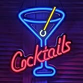 Neon Sign for Wall Décor Crs Light Neon Signs Beer Bar Home Bedroom Man Cave Office Hotel Pub Cafe Neon Light with Dimmable Switch LED for Wall Decor