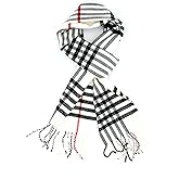 Achillea Scottish Tartan Plaid Scarf - Warm Cashmere Feel Winter Scarf, Scarves for Holiday, Christmas & Daily Wear