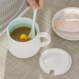 LOZACHE 3D Coffee Mug Little Yellow Duck Inside 12oz Funny Cartoon Handmade view 3
