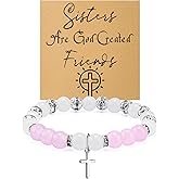 Sister Birthday Gifts from Sister Bracelet Gifts Friendship Bracelet for Sisters Friend Jewelry Stretch Bead Bracelet for Women Graduation Mother Day Gift Christmas Birthday Gift for Sisters Her Women