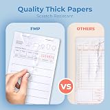 FMP Brands 20 Restaurant Order Pads 100 Sheets Waiter Guest Checks 8 Line view 5