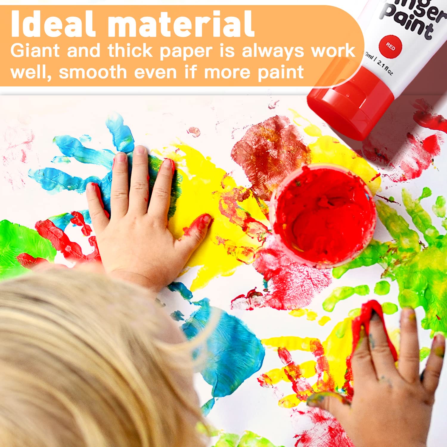 Jar Melo Finger Paint Paper 30 Sheets,10