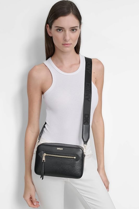 Mala Bryant AVE com Câmara Feminina, BLK/Ouro, Branco/Ouro