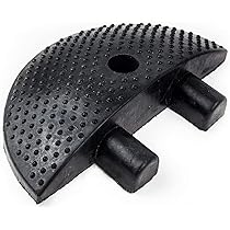 2-Pack 6-Foot Rubber Driveway Cable Protector Ramps - Heavy Duty Speed Bumps For Wires & Hoses