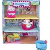 Squishville Squishmallows Mall-Two 2-Inch Mini Plush Characters,Themed Play Scene,4 Accessories (Shopping Bag/Cart,Cash Register,Arcade Machine)-Amazon Exclusive