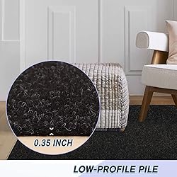 Custom Size Backed Non-Slip Area Rugs Runner, Easy
